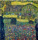 Country House on Attersee Lake, Upper Austria by Gustav Klimt